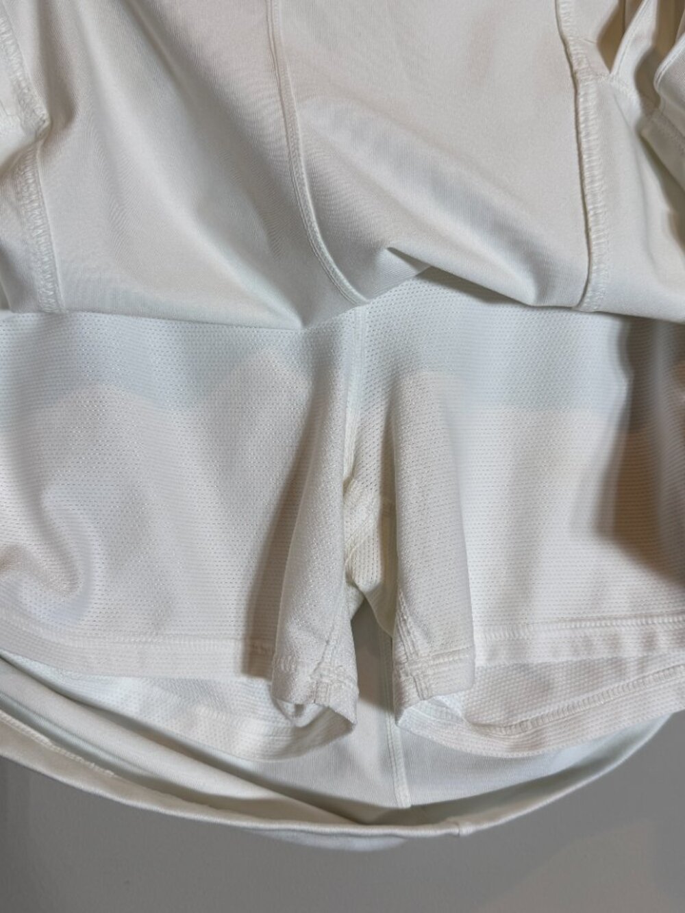 Athleta Under Par Golf Skort Women Large White Preppy Pleated Activewear Outdoor - Picture 9 of 12